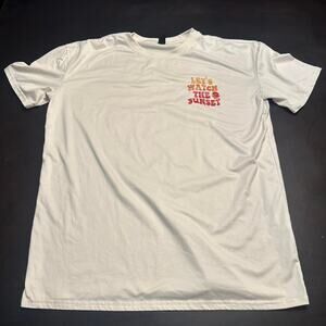 Shein cream graphic tee with